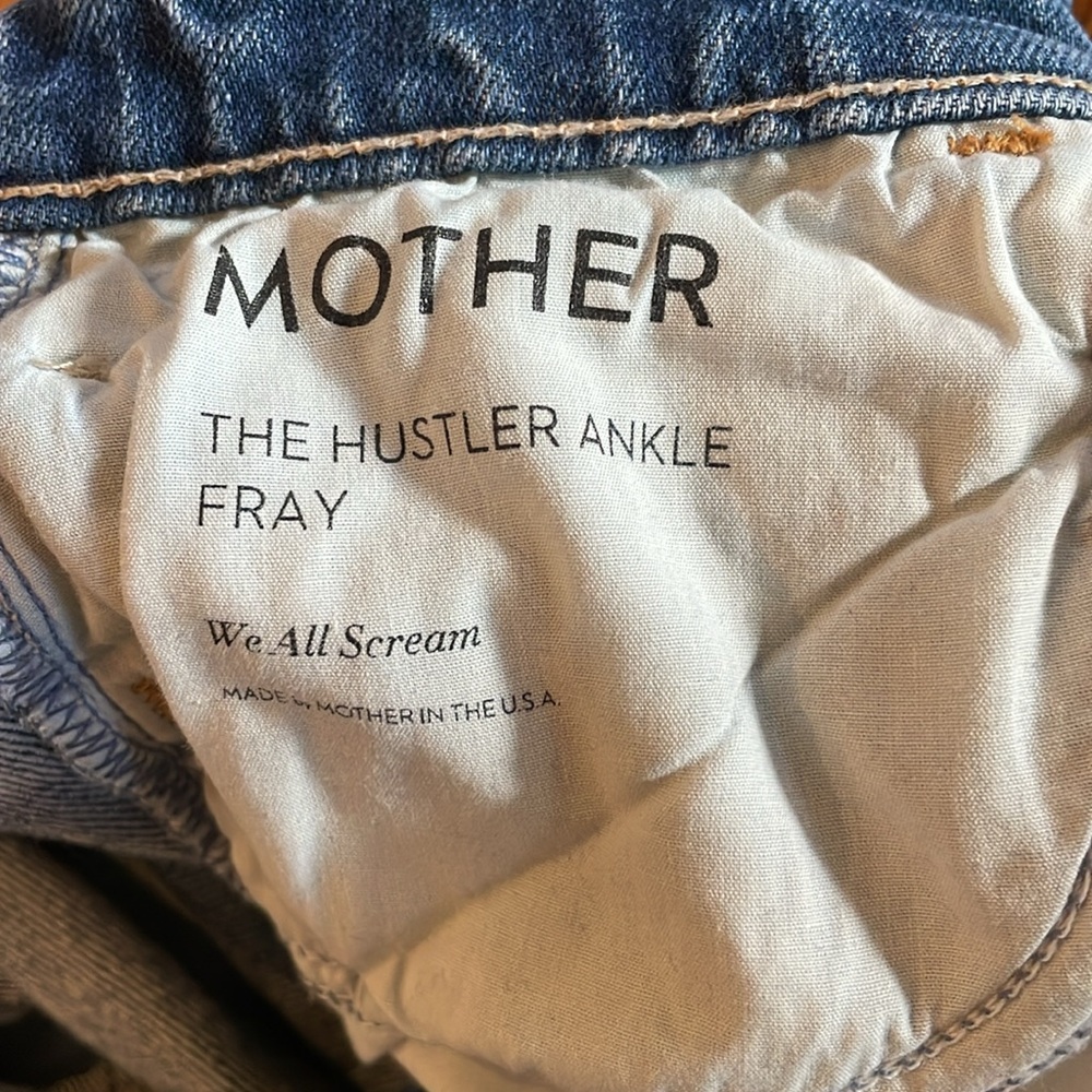 Mother Superior The Hustler Ankle Fray jeans size 26 - Picture 4 of 6